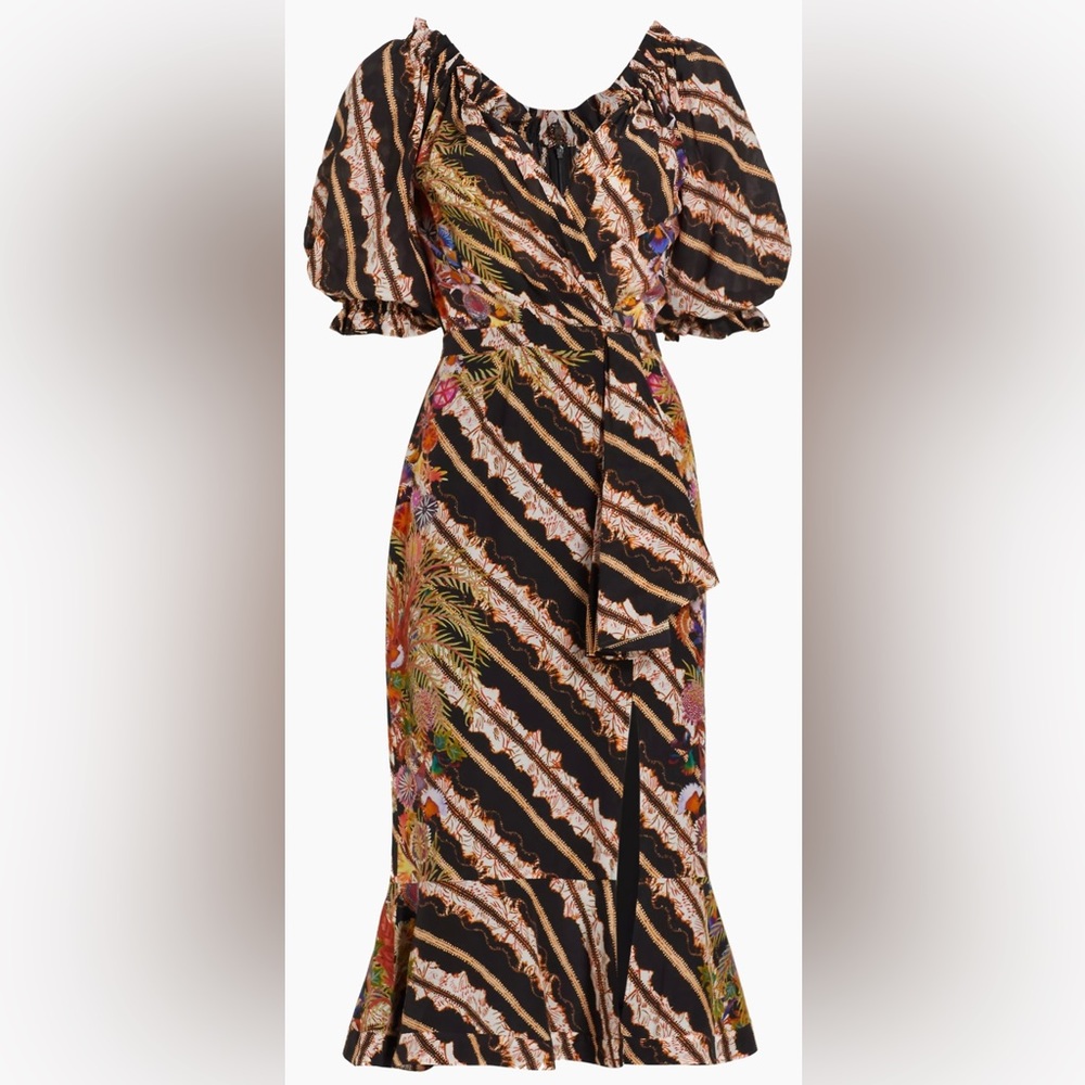 Saloni Olivia Shibori Adorning Dress